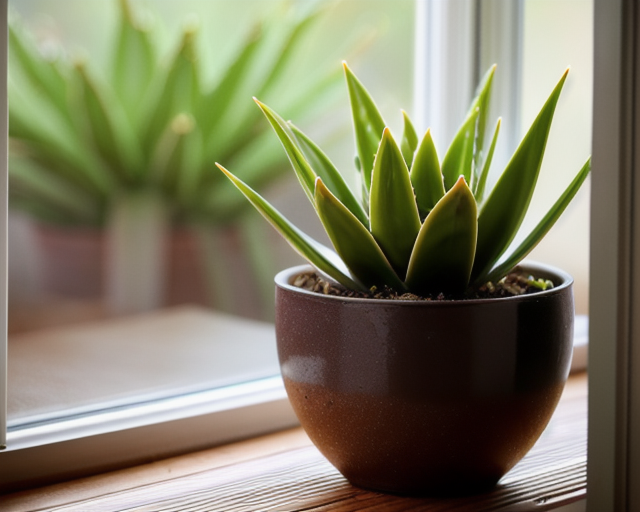 aloe vera marrón