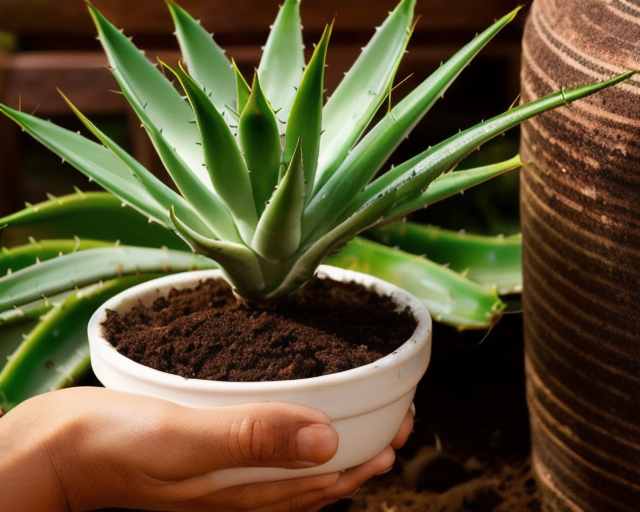 Aloe vera sin raíces