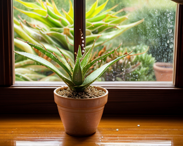 aloe vera marrón