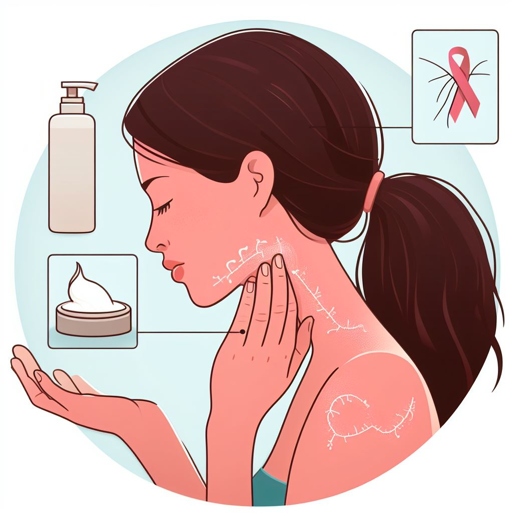 aloe vera dermatitis:  Consejos de uso para aliviar la dermatitis con Aloe Vera - Una mujer se lava la cara con cremas y lociones que contienen aloe vera para aliviar la dermatitis.