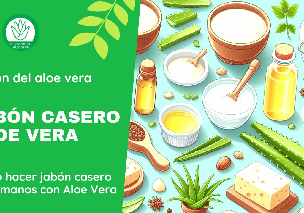 RINCON DEL ALOE VERA - Cómo hacer jabón casero para manos con Aloe Vera